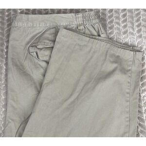 King Size men's 58X38 (hemmed at 28") beige stretch waist big & tall‎